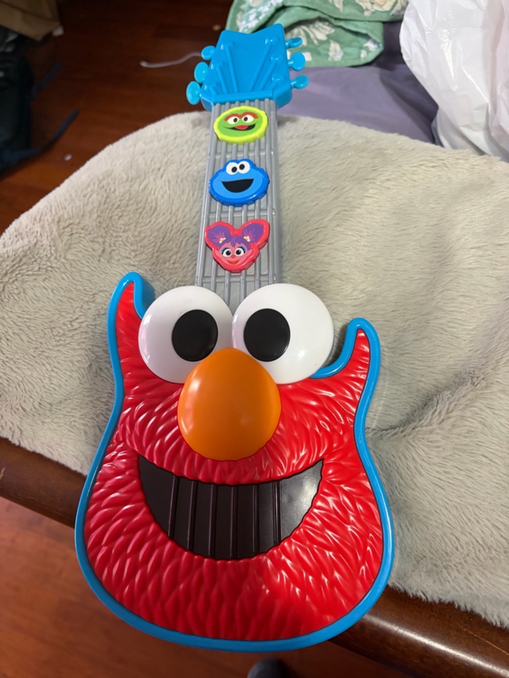 Sesame Street Elmo Red and Blue Toy Guitar